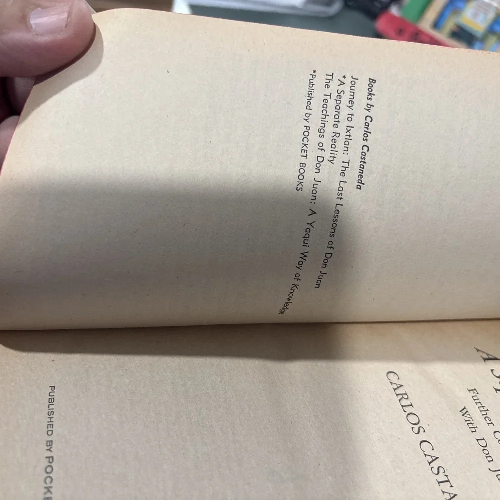 A Separate Reality - Carlos Castaneda 1972 First Pocket Books Used Good